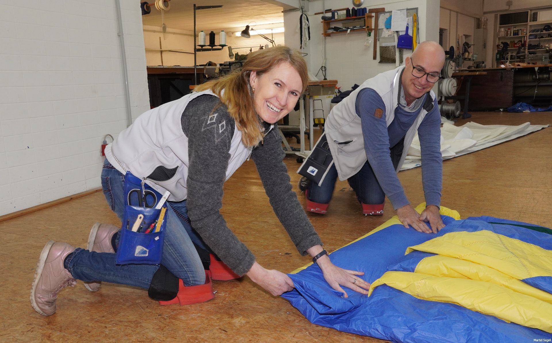 Volker und Sandra Martel in der Werkstatt